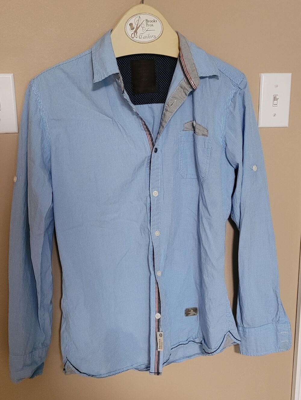 💛2 for $20💛 Bundle and save Light Blue Men's Button-Up Shirt